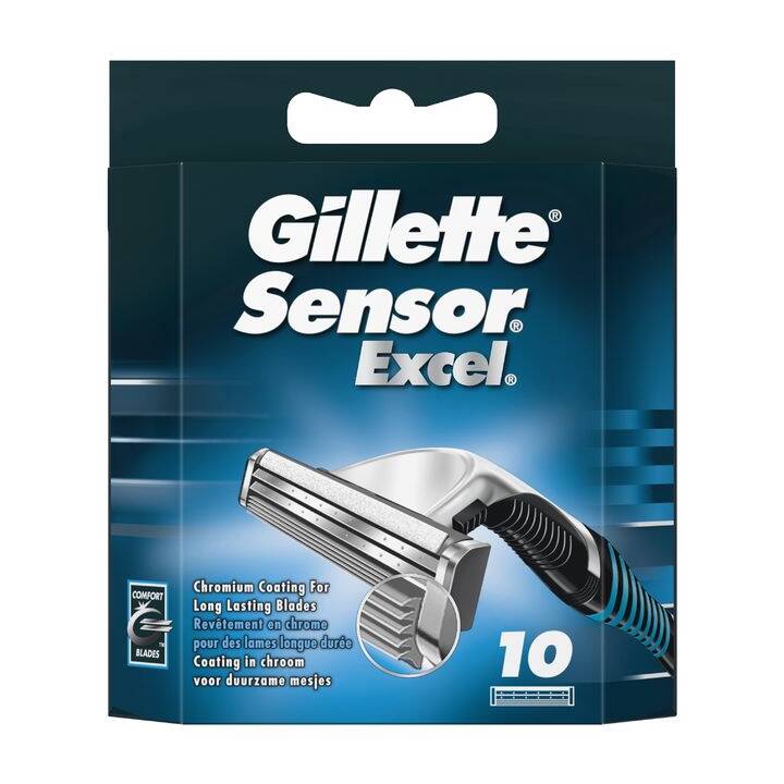 GILLETTE Lame de rasoir Sensor Excel (10 pièce)