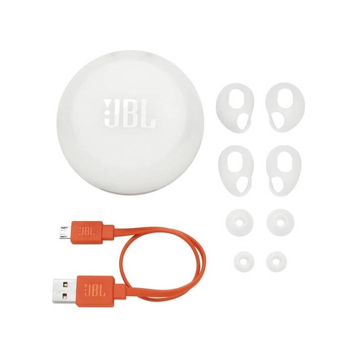 JBL BY HARMAN Free X (In-Ear, Bluetooth 4.2, Bianco)