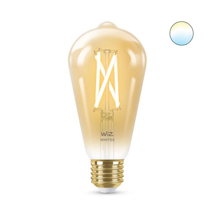 WIZ Ampoule LED Filament Bernstein ST64 (E27, WLAN, 6.7 W)