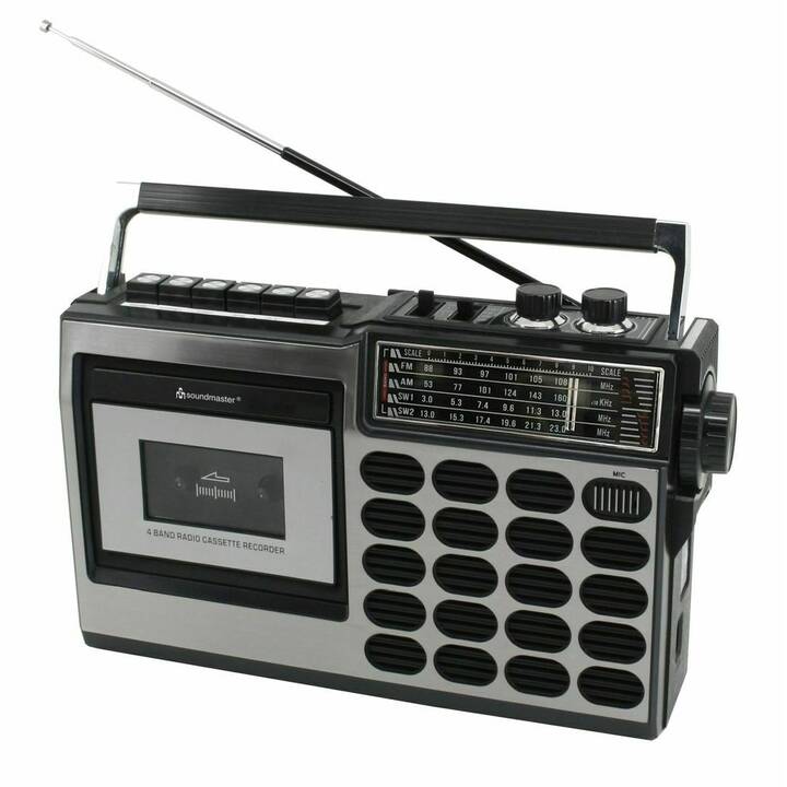 SOUNDMASTER RR18SW Radio pour cuisine / -salle de bain (Gris, Noir)