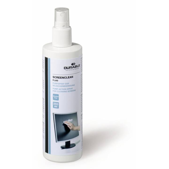 DURABLE Screenclean Fluid Spray de nettoyage (250 ml)