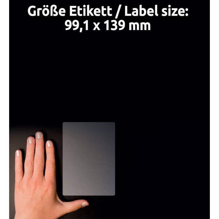 AVERY ZWECKFORM Feuilles d'étiquettes d'imprimante (139 x 99.1 mm)