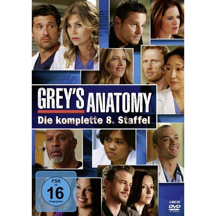Grey's Anatomy Stagione 8 (DE, EN)