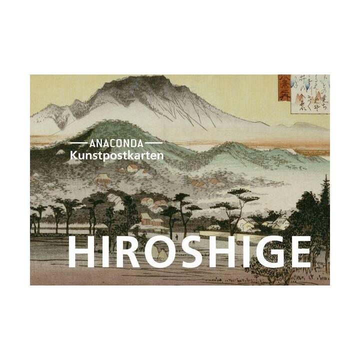 ANACONDA VERLAG Cartolina William Hiroshige (Universale, Multicolore)