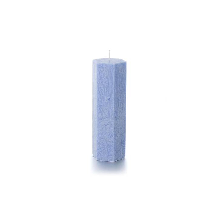 BALTHASAR Bougie cylindrique (Bleu clair)