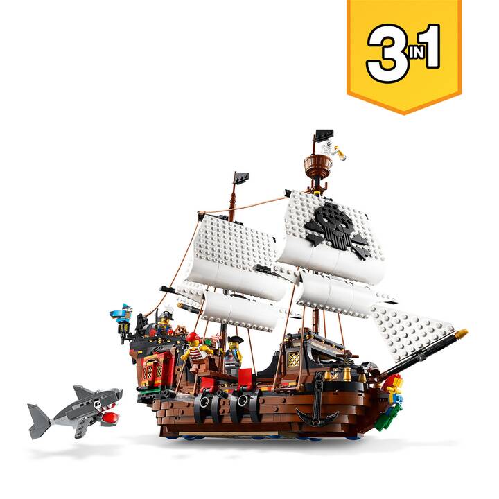 LEGO Creator 3-in-1 Le bateau pirate (31109)