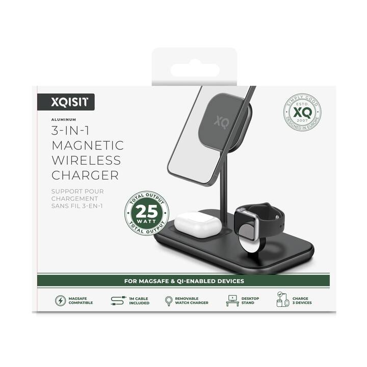 XQISIT Stand 3in1 MagSafe Wireless charger (15 W)