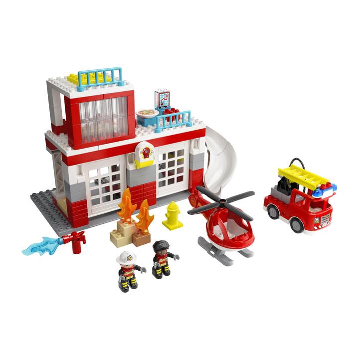 LEGO DUPLO Caserma dei Pompieri ed elicottero (10970)