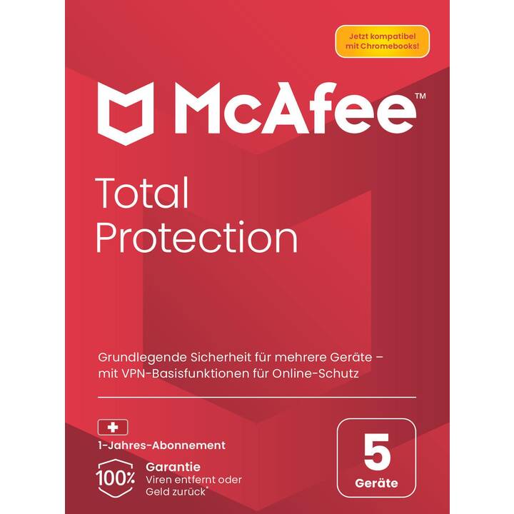 MCAFEE Total Protection (Abbonamento, 5x, 12 Mesi, Tedesco)