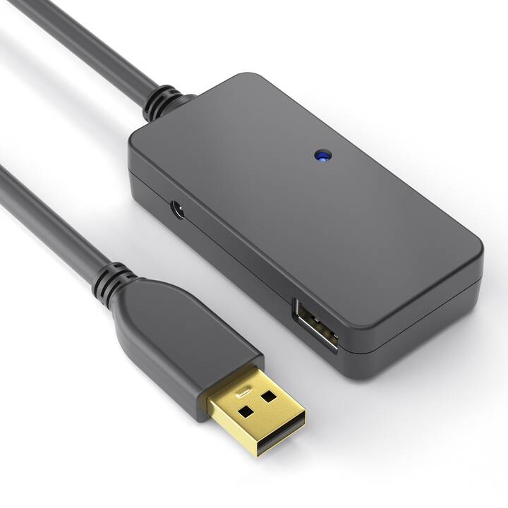 PURELINK Câble de connexion ( USB 2.0 de type A, USB 2.0 de type A, 12 m)
