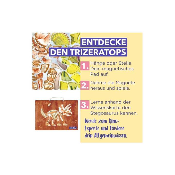 MIEREDU Dinosauro Triceratops Puzzle 3D (54 Parti)
