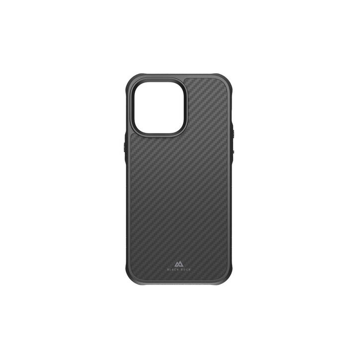 BLACK ROCK Backcover Robust Carbon (iPhone 14 Pro Max, Nero)