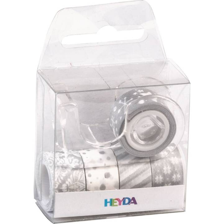 HEYDA Washi Tape Set (Argent, 3 m)