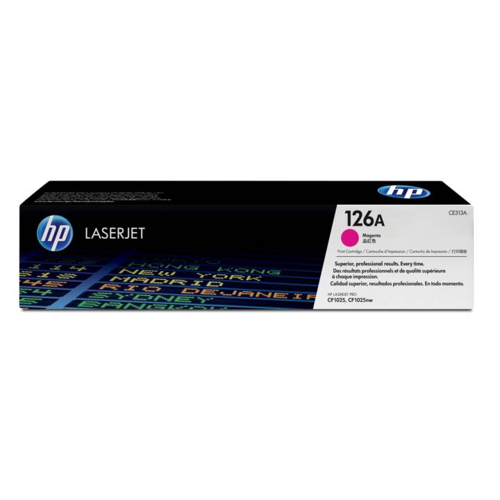 HP 126A (Cartouche individuelle, Magenta)