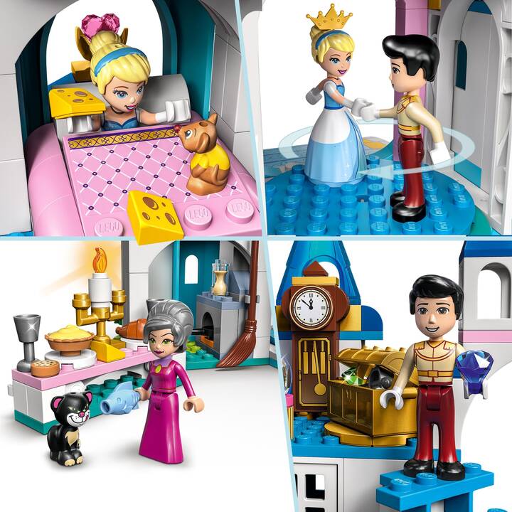LEGO Disney Il castello di Cenerentola e del Principe azzurro (43206)
