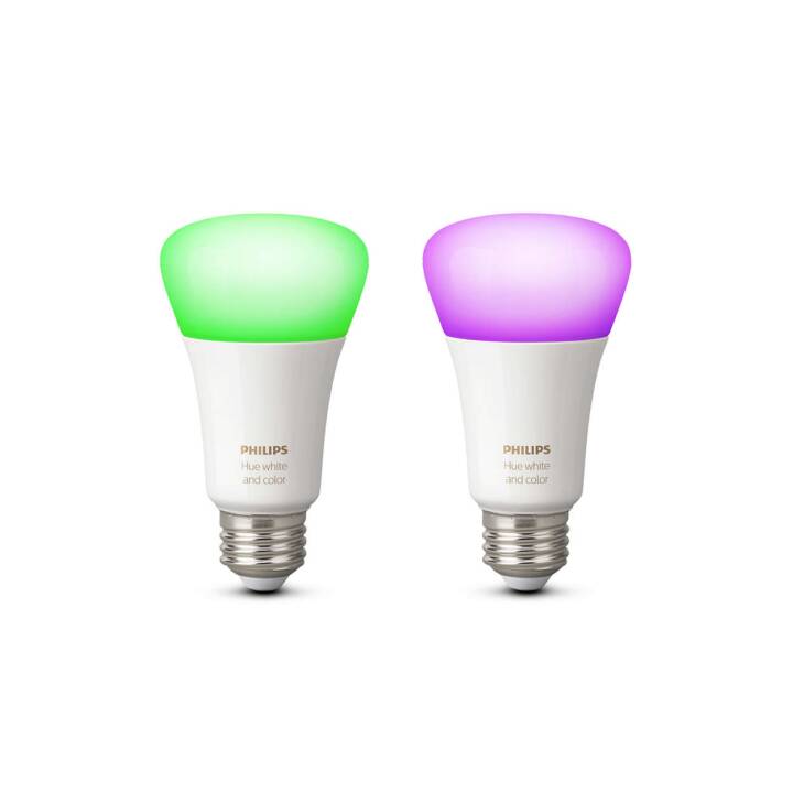 PHILIPS HUE Ampoule LED White and Color Ambiance (E27, 9.5 W)