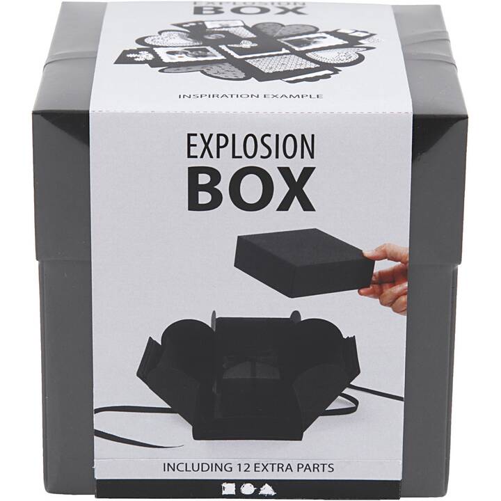 CREATIV COMPANY Scatola regalo Explosion Box (Nero)
