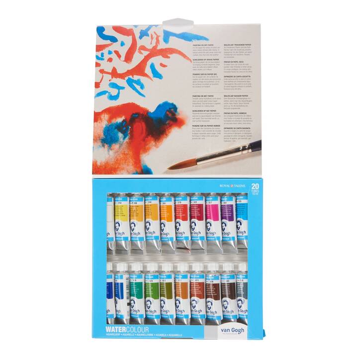 VAN GOGH Peinture aquarelle Set Set (20 x 200 ml, Multicolore)