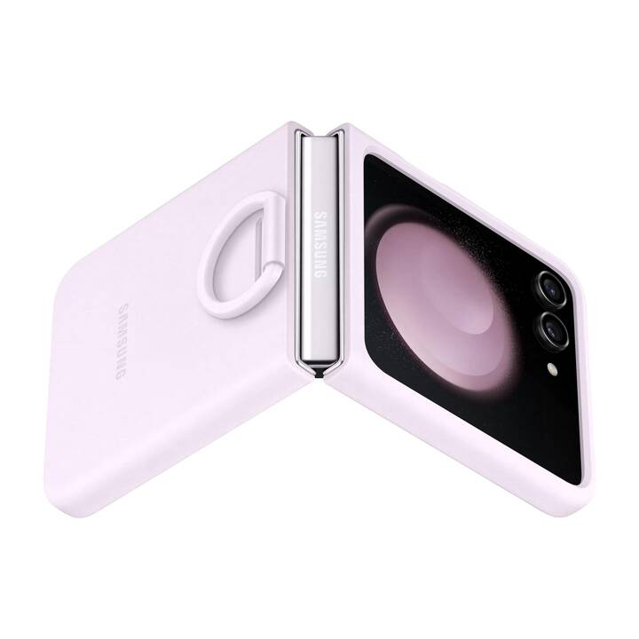 SAMSUNG Backcover con anello (Galaxy Z Flip 5, Lavender)