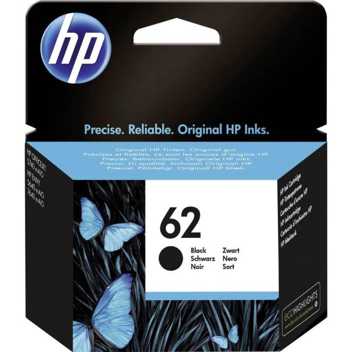 HP 62 (Schwarz, 1 Stück)