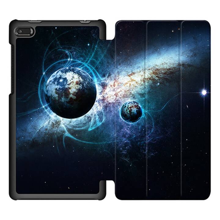 EG MTT Etui à comprimés avec couvercle rabattable pour Lenovo Tab 7 Essential 7" - Universe