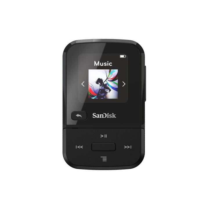 SANDISK Lecteur MP3 Clip Sport Go (32 GB, Noir)