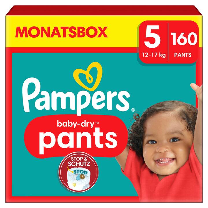 PAMPERS Baby-Dry Pants 5 (Monatsbox, 160 Stück)