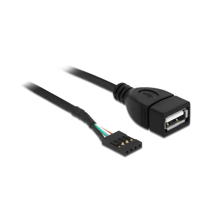 DELOCK USB-Kabel (USB 2.0, 0.4 m)