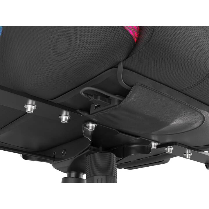 NATEC Gaming Chaise Trit 600 RGB (Noir, Bleu)