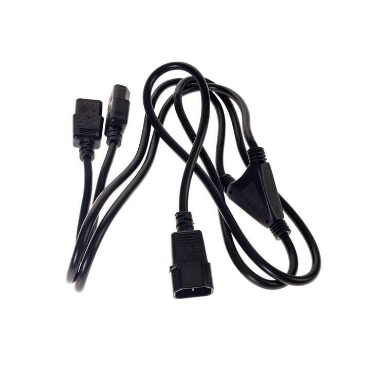 EQUIP Câble secteur (C13 / C14, 1600 mm, Noir)