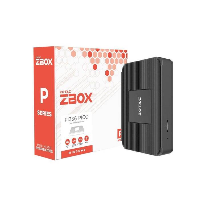 ZOTAC ZBOX Pico PI336 (Intel Celeron N4100, 4 GB, 128 Go SSD, Intel UHD Graphics)