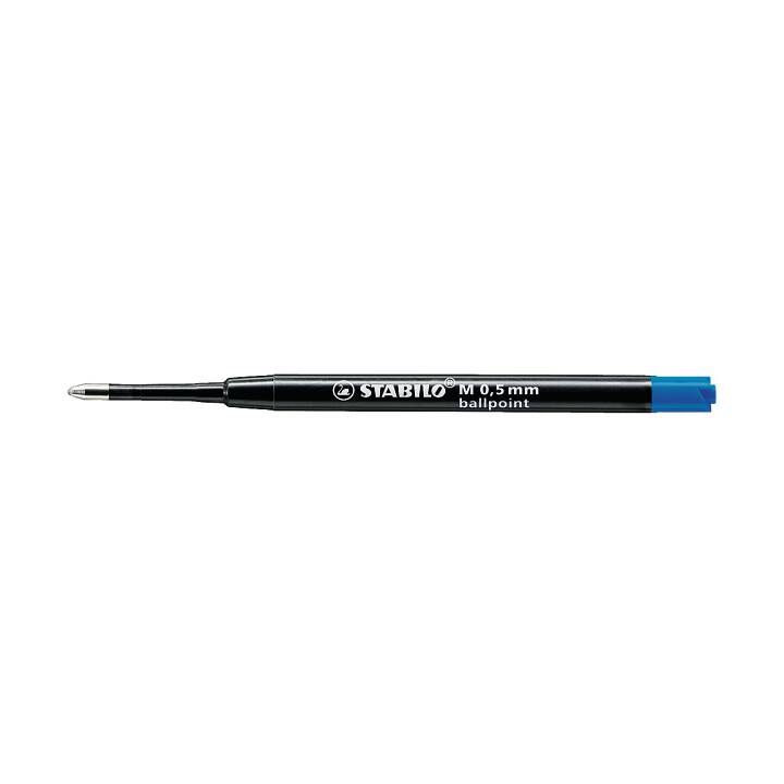 STABILO Mine de stylo à bille 2/041-02 (Bleu, Noir, 1 pièce)