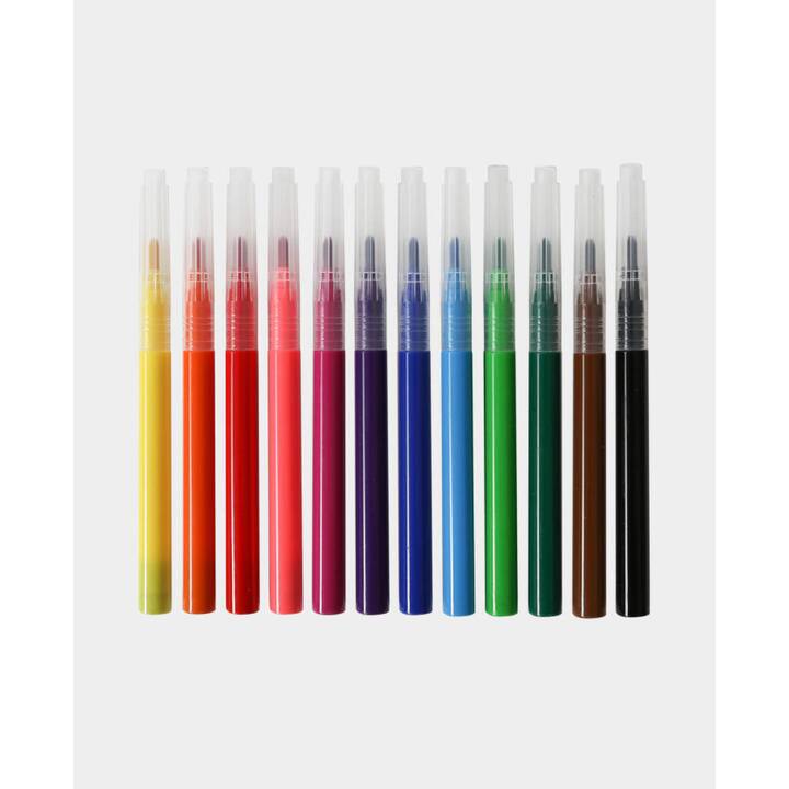 I AM CREATIVE Crayons de couleur aquarellables Air Brush (12 pièce)