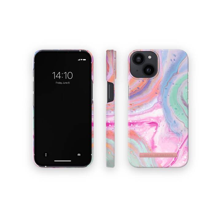 IDEAL OF SWEDEN Backcover (iPhone 13, iPhone 14, Gemustert, Rosa, Mehrfarbig)