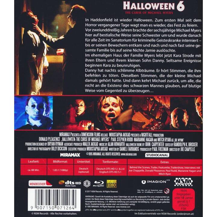 Halloween 6 - Der Fluch des Michael Myers (DE, EN)