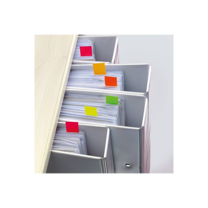 SIGEL Notes autocollantes (5 x 40 feuille, Jaune, Orange, Vert, Rouge, Pink)