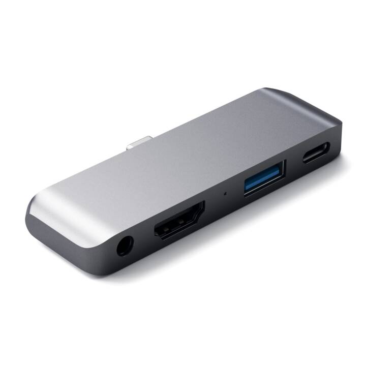 SATECHI Multiport (4 Ports, HDMI, USB Type-A, USB Type-C)