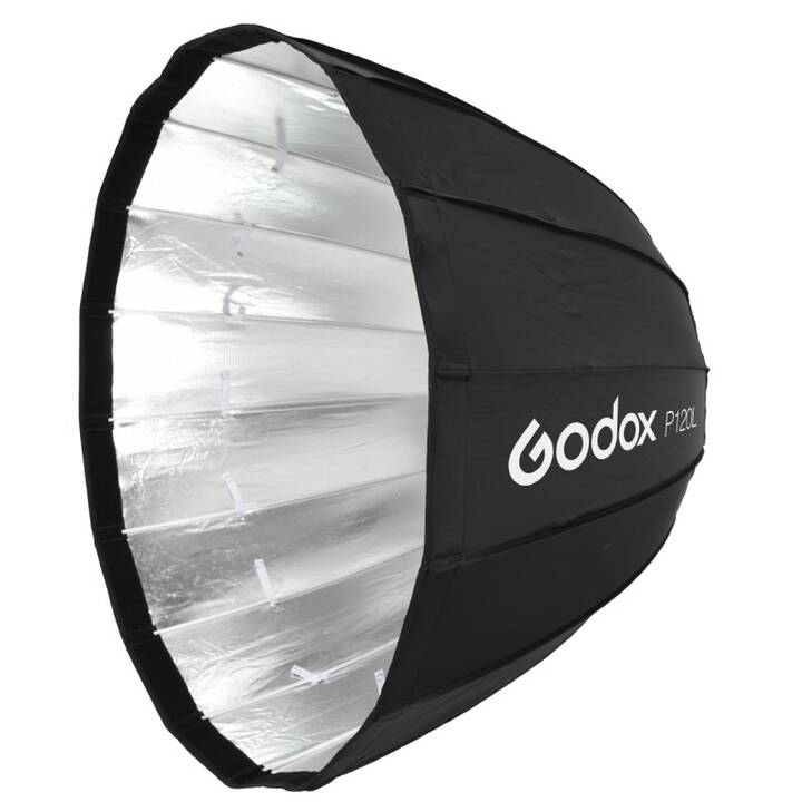 GODOX Parabolic Octa P120L Softbox (Weiss, Schwarz, 120 cm)
