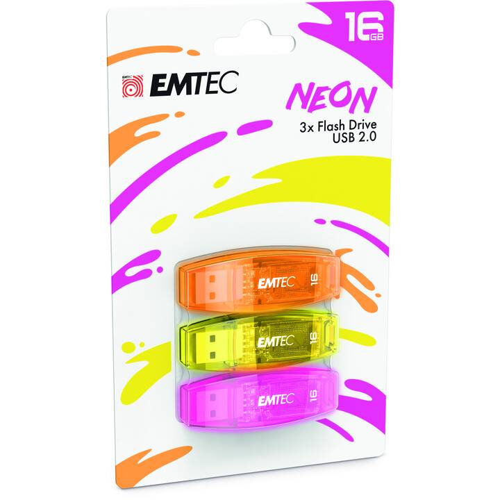 EMTEC INTERNATIONAL C410 Trio (16 GB, USB 2.0 di tipo A)