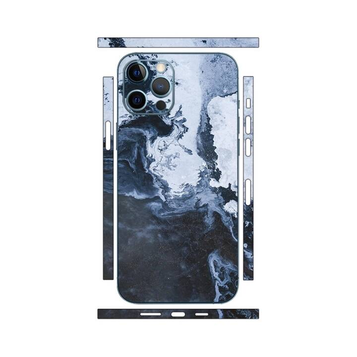 Adesivo Vinile Effetto Pelle Nero Lucido Per IPhone 12 Pro Max &ndash; Vinyl Reality, Wrap Protettivo UK