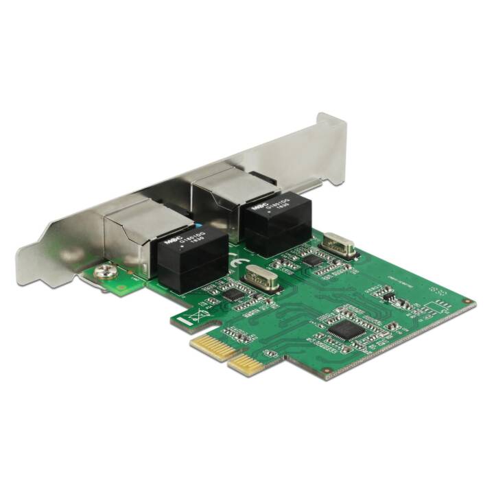 DELOCK Carte réseau (2 x RJ-45 (LAN))