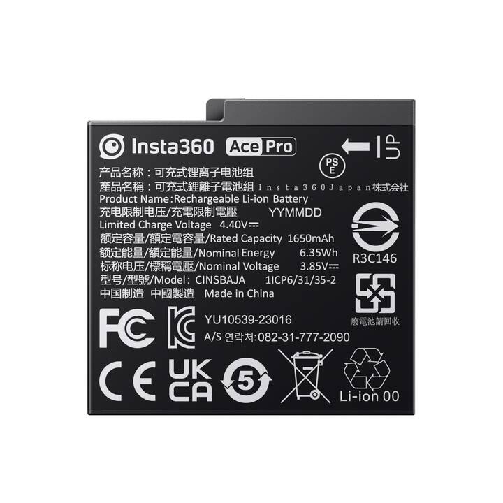 INSTA360 Batterie di ricambio Ace Pro (Nero)