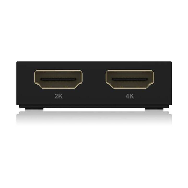 ICY BOX Stations d'accueil IB-DK2288AC (4 x HDMI, 4 x Port écran, RJ-45 (LAN), 3 x USB 3.1 Typ-A, USB 3.1 Gen 2 Typ-C)