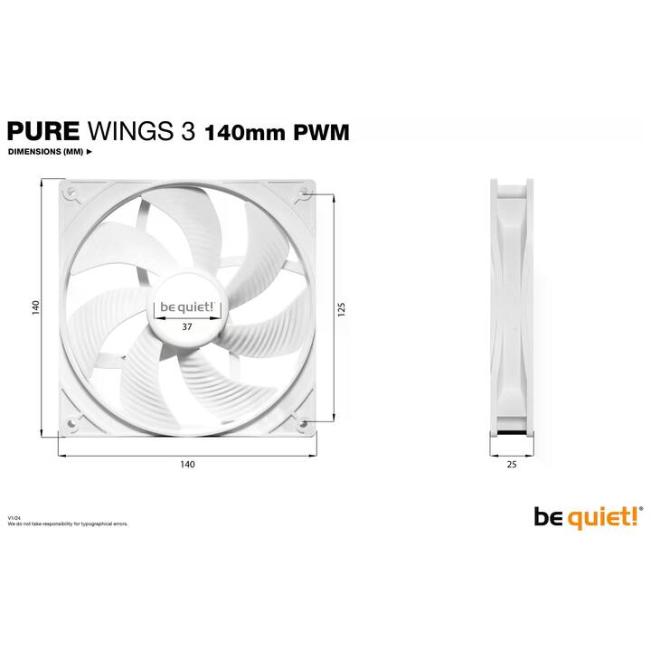 BE QUIET! Pure Wings  (140 mm)
