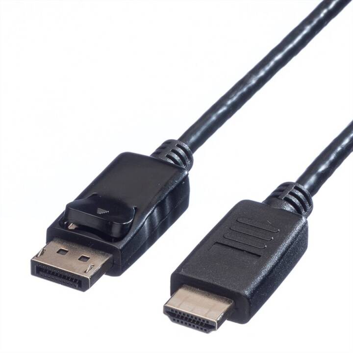 VALUE DP-HDMI-0020 Câble de connexion (Prise DisplayPort, HDMI, 2 m)