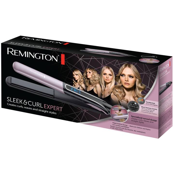 REMINGTON Fer à lisser S6700 Sleek & Curl Expert