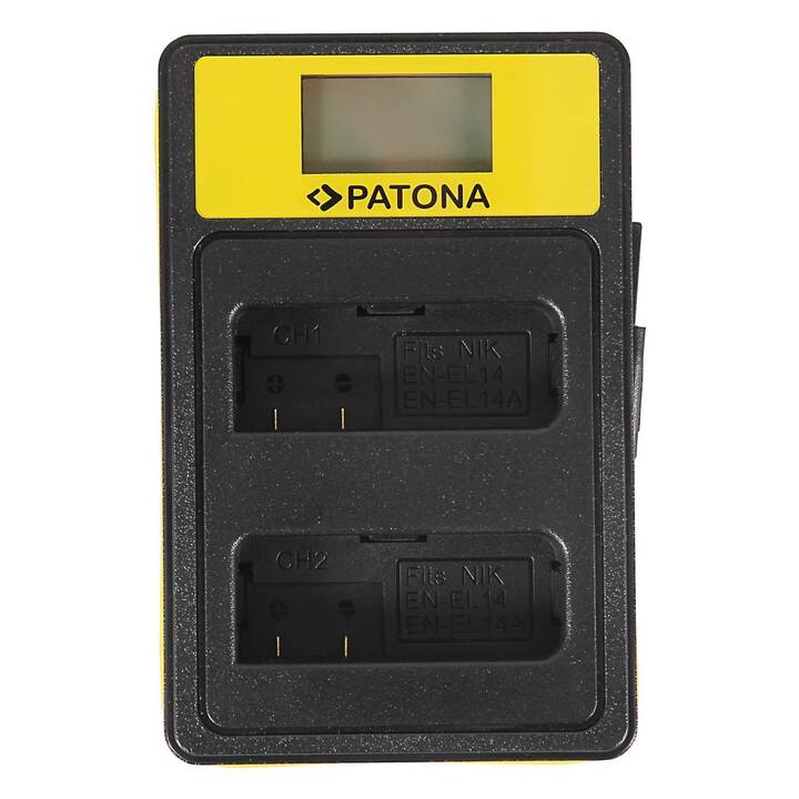 PATONA Nikon EN-EL14 Caricabatterie per camere