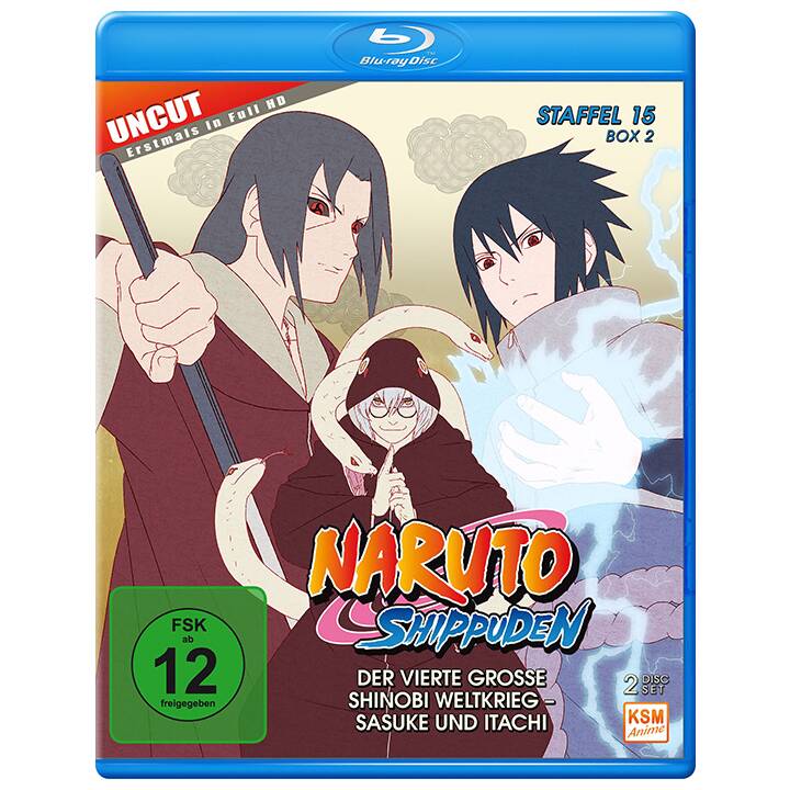 Naruto Shippuden Box 2 Saison 15 (Uncut, DE, JA)