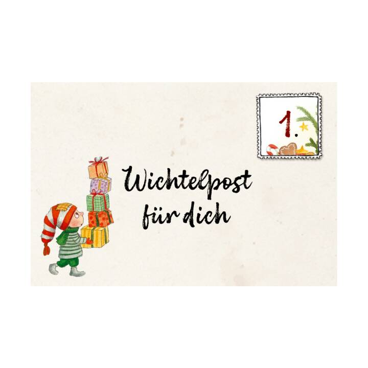 COPPENRATH Calendario dell'Avvento da cartolina Mein Wichteltür