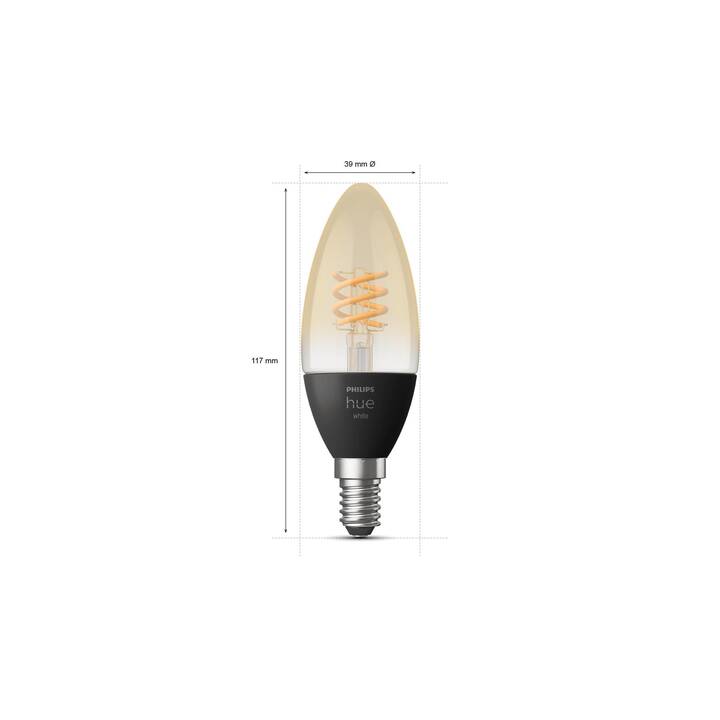 PHILIPS HUE Ampoule LED White (E14, Bluetooth, 4.5 W)